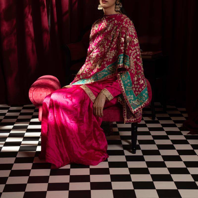1990s embroidery Pakistani design
