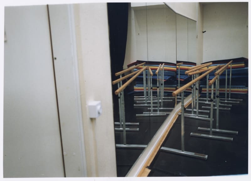 The photograph shows a dancehall.