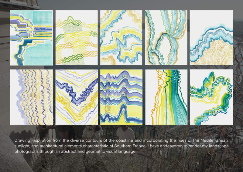 The coastlines are the main elements in my project.