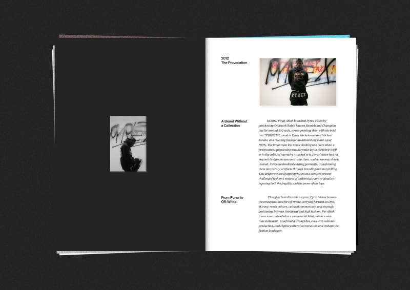 Work highlighting Virgil Abloh’s remix philosophy