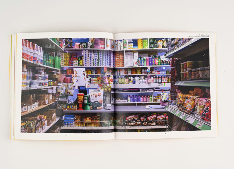 Photograph of open publication spread