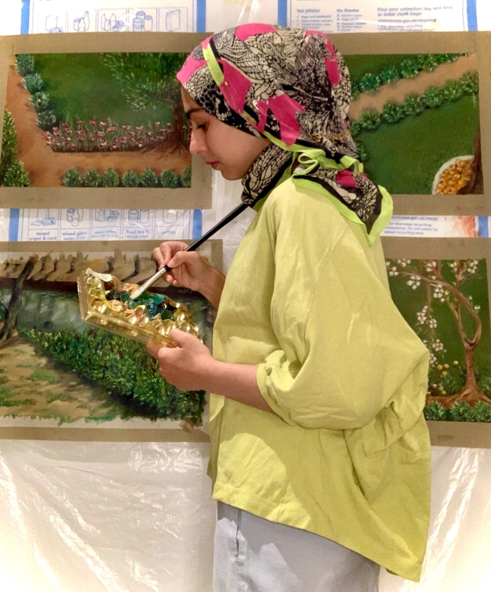 Photo of Samar painting