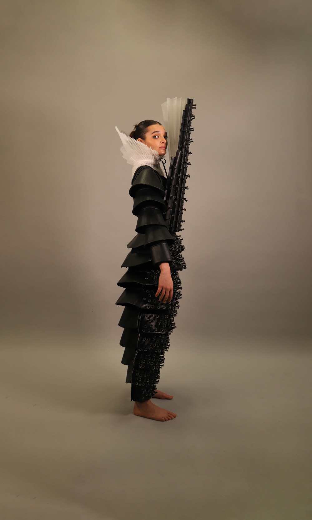 Side profile of costume final stage