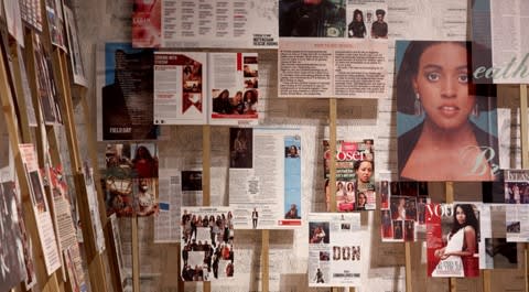 Sonia Boyce, Devotional Wallpaper and Placards, 2008-2020. Acquired by the Contemporary Art Society for the Middlesbrough Institute of Modern Art (MIMA) through the Rapid Response Fund, 2020