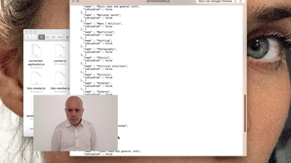 Screenshots from social media sites layered on top of one another.