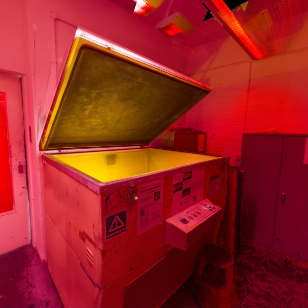 Virtual Reality image of machinery