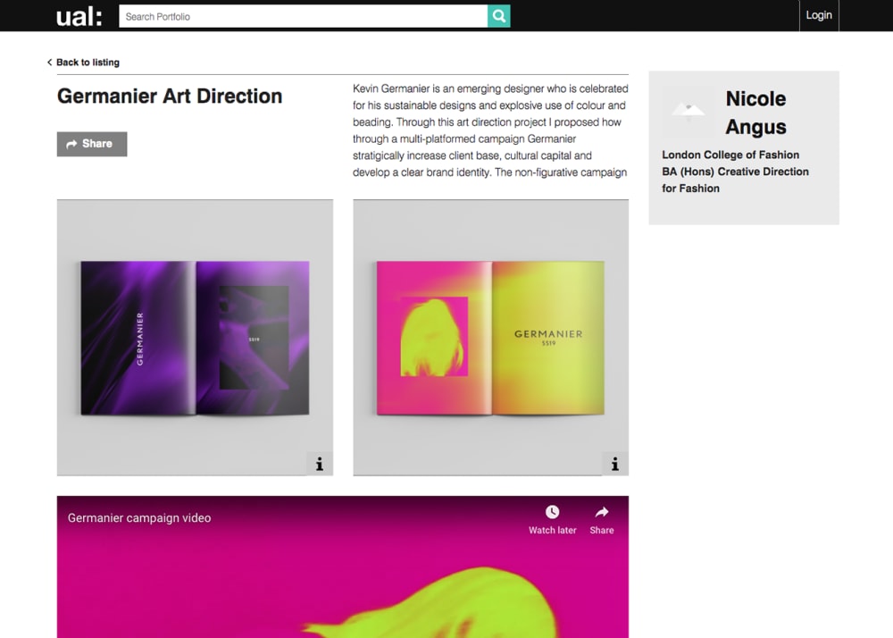 portfolio project