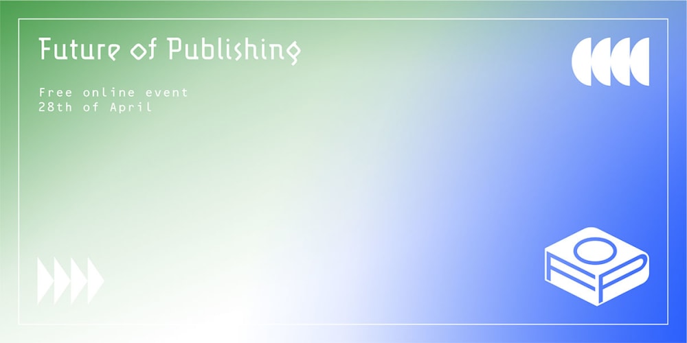 Gradient-style event graphic.