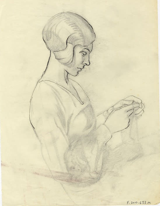 Drawing of women 