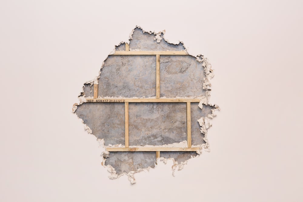 Image of a broken wall