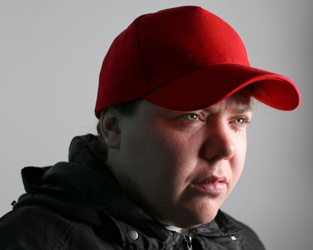 man wearing red cap