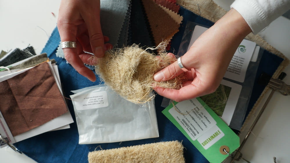 Materials Collection Hemp samples selection, John Prince's Street