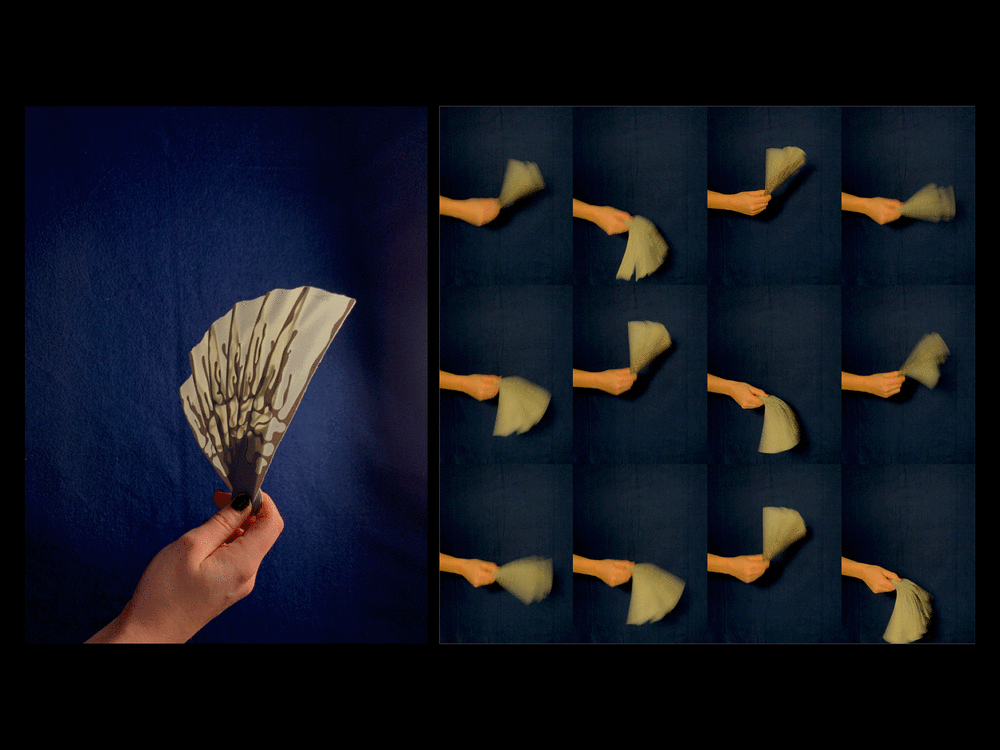 Still images of a moving fan