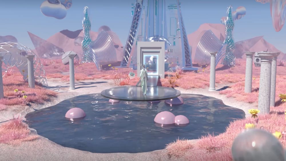 3D model 'after life' world of Tenet