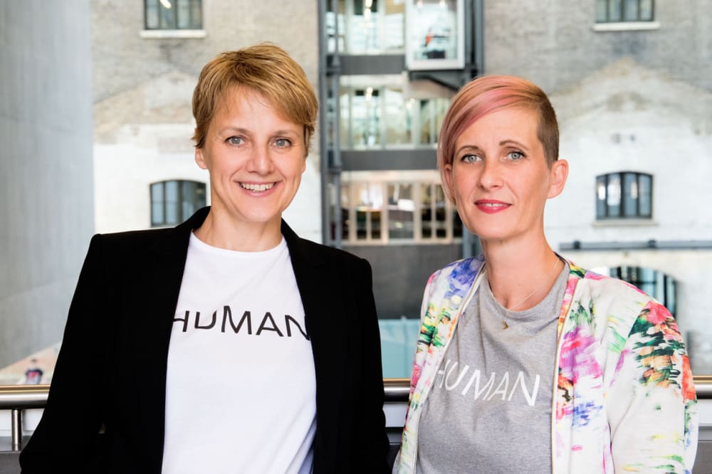 Portrait of Tina Lilienthal and Jo Beardsworth