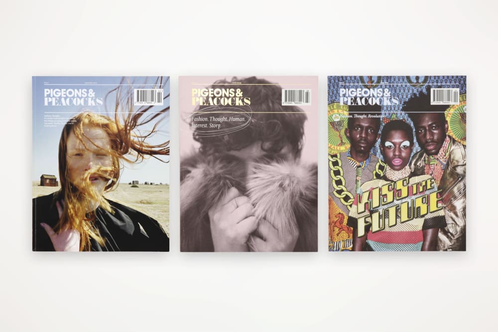 More examples of Pigeons and Peacocks magazine covers over the years.