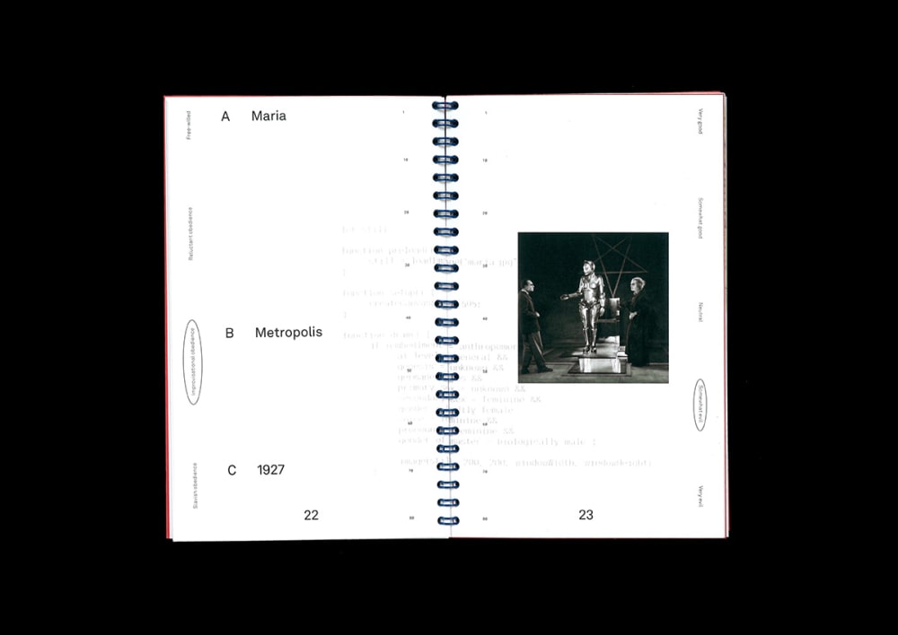 A scan of a book exploring cyber-feminism.