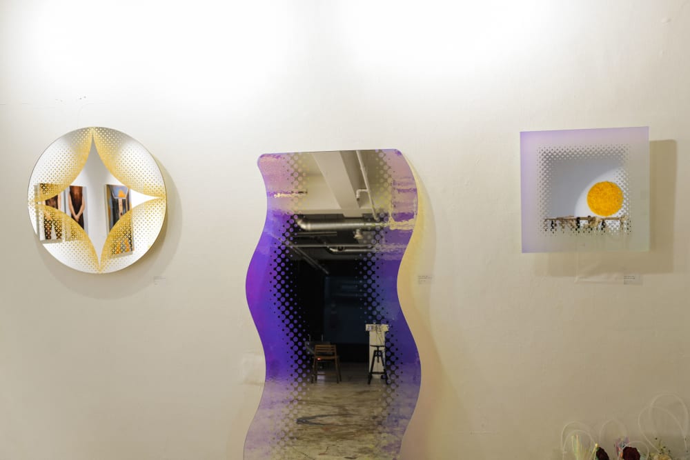 Some of the work on the walls at Punto Blu