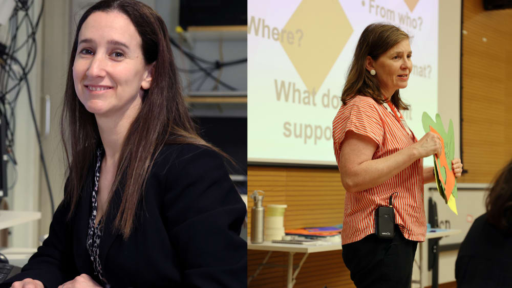 Dr Rimona Weil and Anne Marr