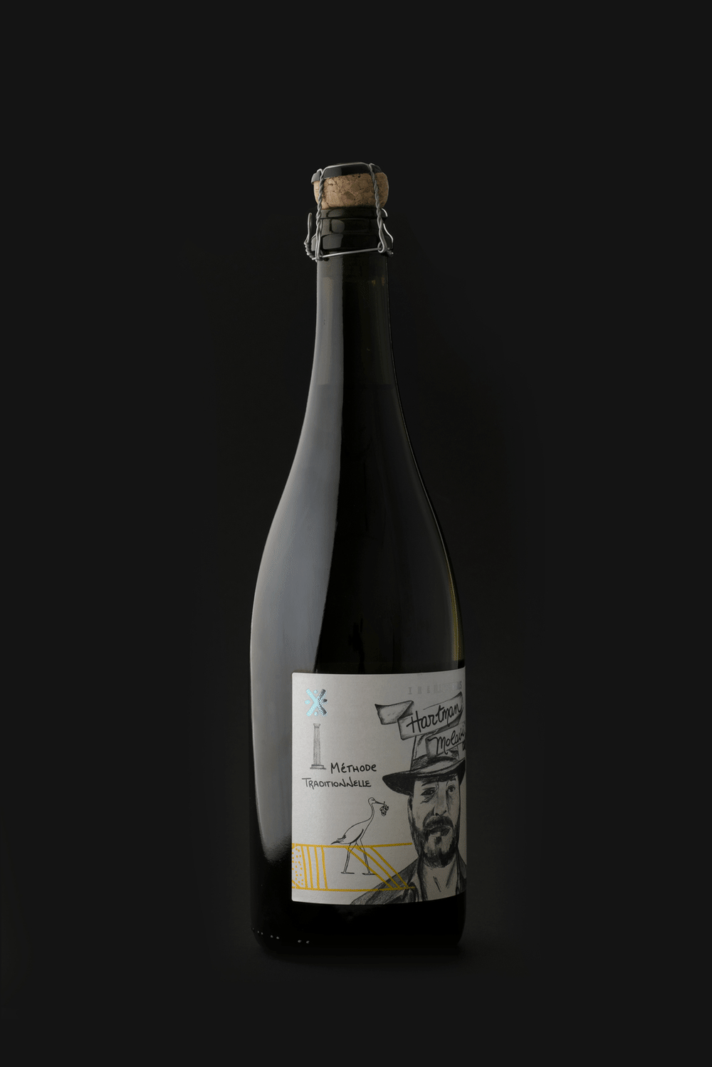 Gif of wine bottle turning around