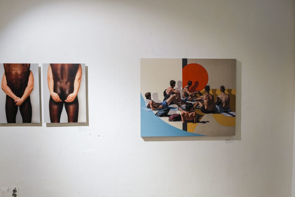 Some of the work on the walls at Punto Blu