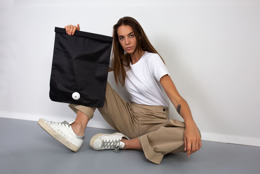 Woman with bag