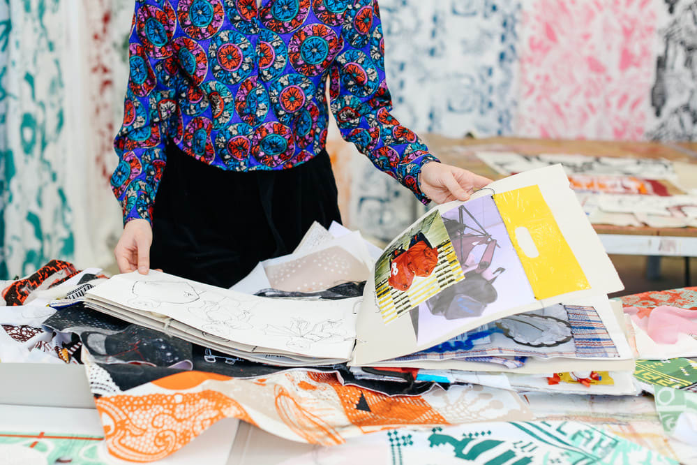 Zeynep Agirbas in the studio