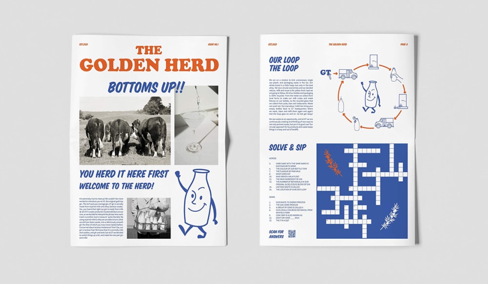 Concept newspaper promotion.