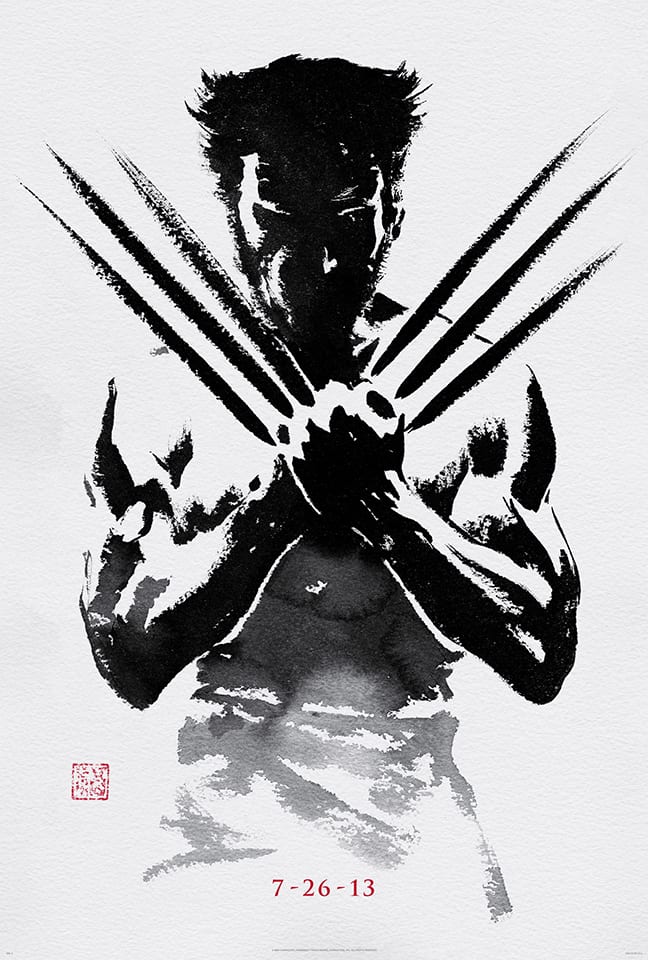 Drawing of the character Wolverine in the Japanese Karachi style