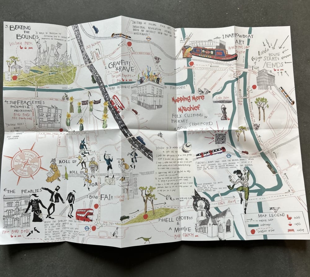 Mapping More Mischief, an audio map for a local folk tour,