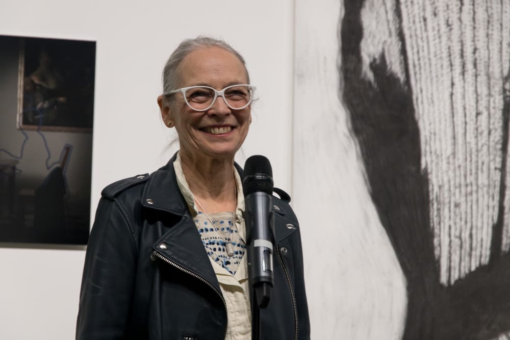 Images from the Private Alumni Viewing of the Caroline Broadhead: A Retrospective exhibition