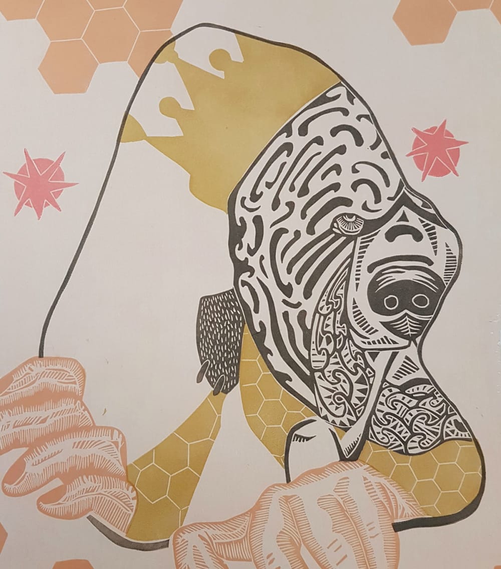 abstract illustration of metamorphosis 