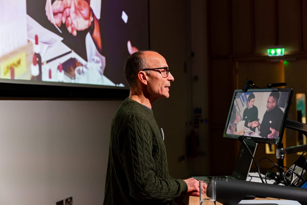 David Cross during his talk