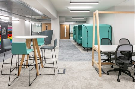 new layout of tables and chairs at CCI Holborn