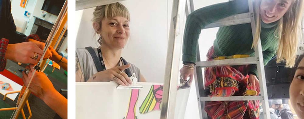 Natasha Hughes and Lucy Malone, Mead Fellows