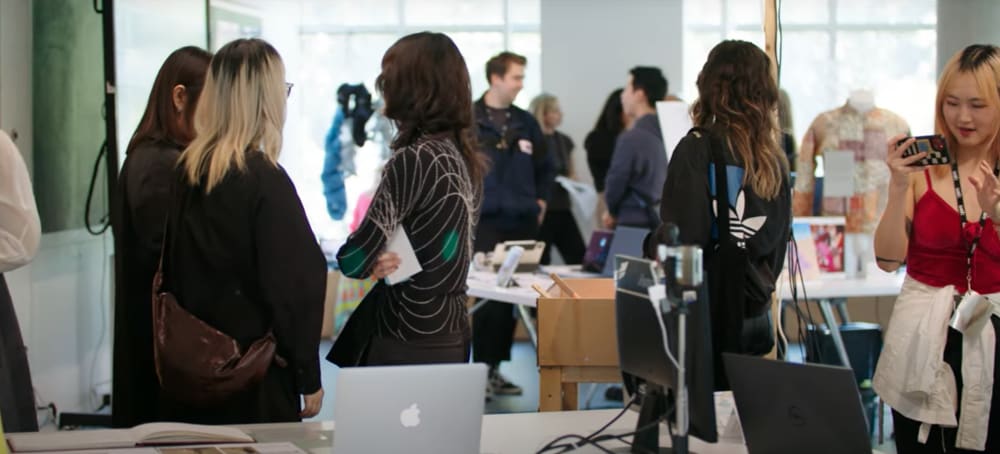 MA Fashion Futures showcase at the Design Museum, June 2023.