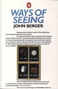 the book cover for john berger's ways of seeing