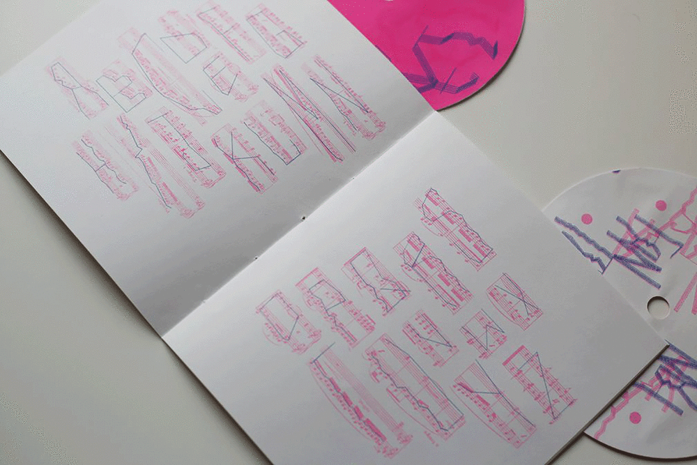 Image shot of a music note book