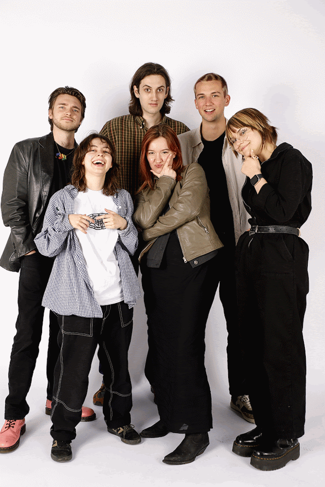 Design team group shot animation