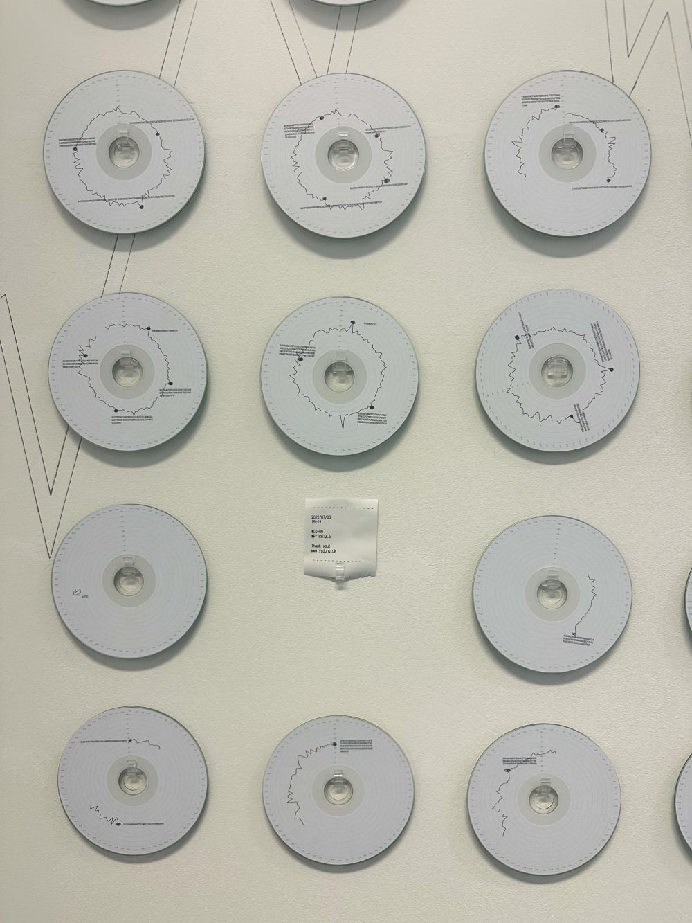 a wall of cds