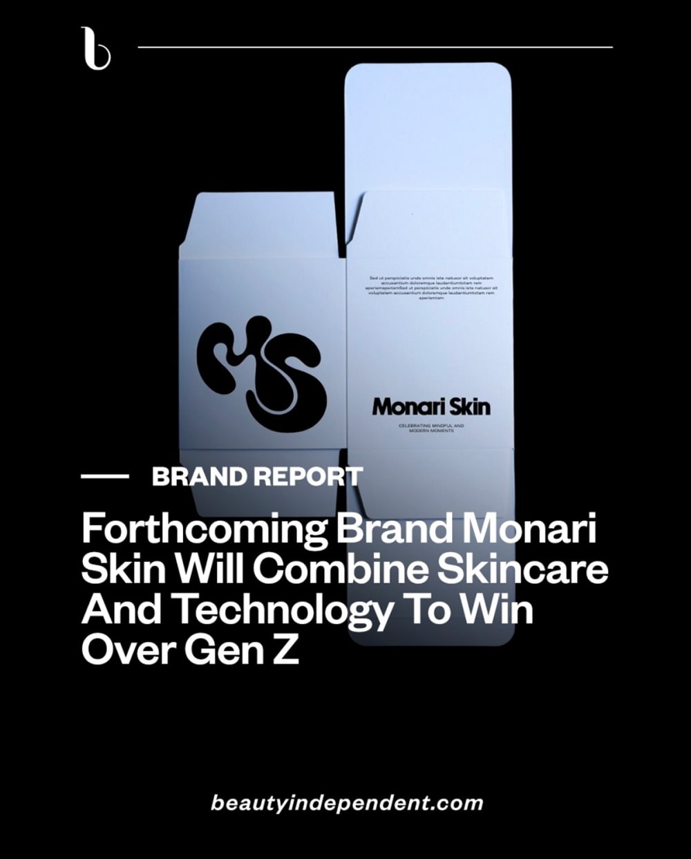 Screenshot of an article graphic on skincare.