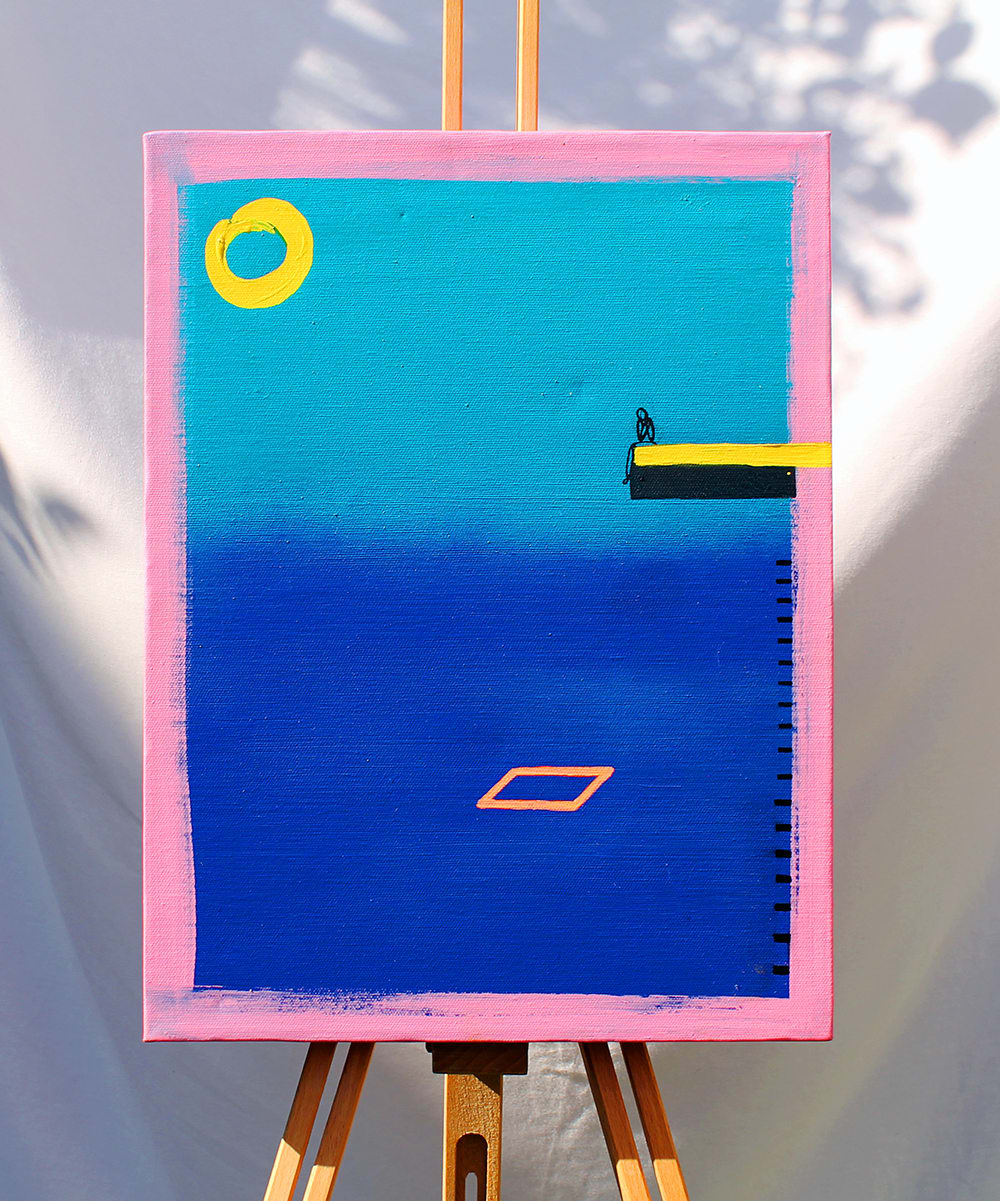 Painting by Lizzie Reid