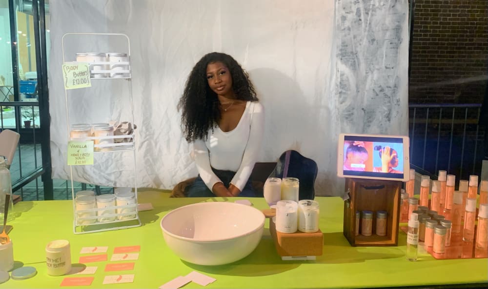 market stall at Carnival of crisis