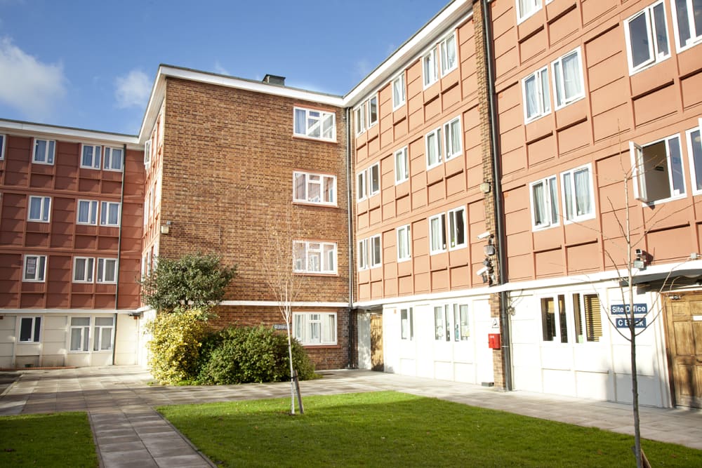 Photo of the outside of a Brooke Hall building