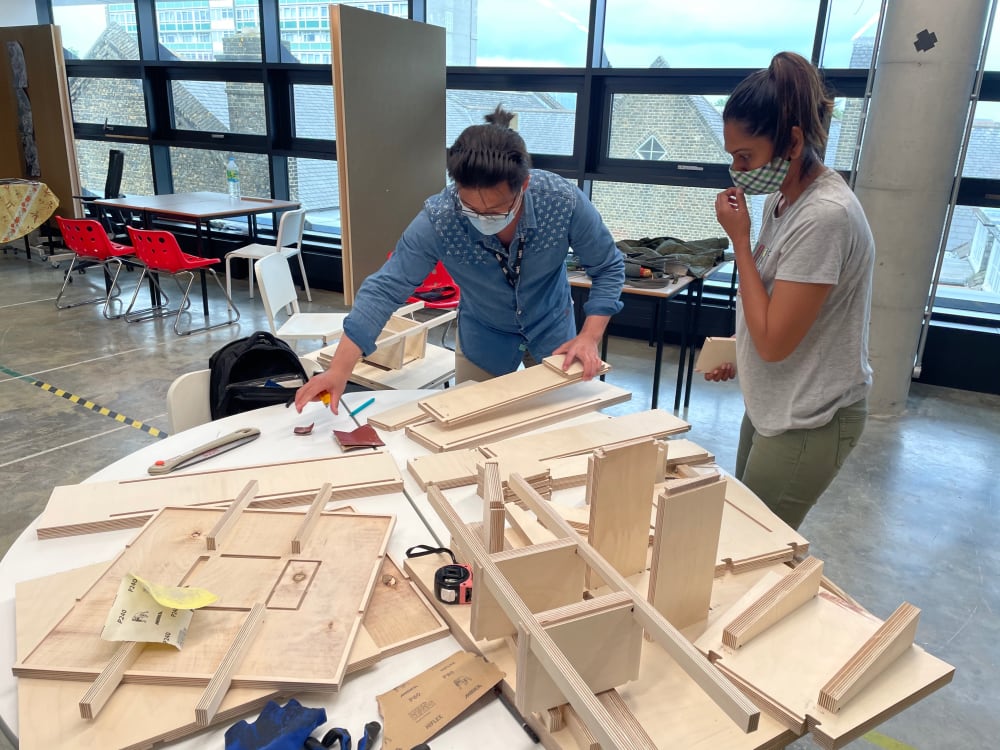 participatory work in the gallery