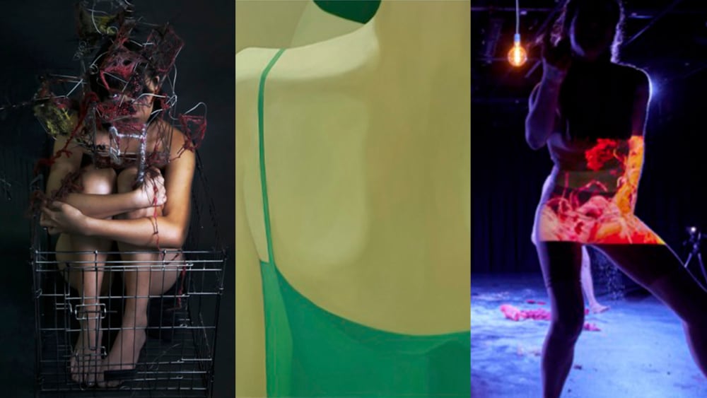 Selection of artworks featured in Postgrad Selects exhibition