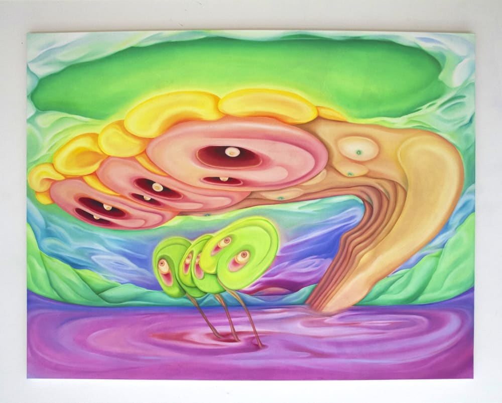 Fluro painting by Xiuching