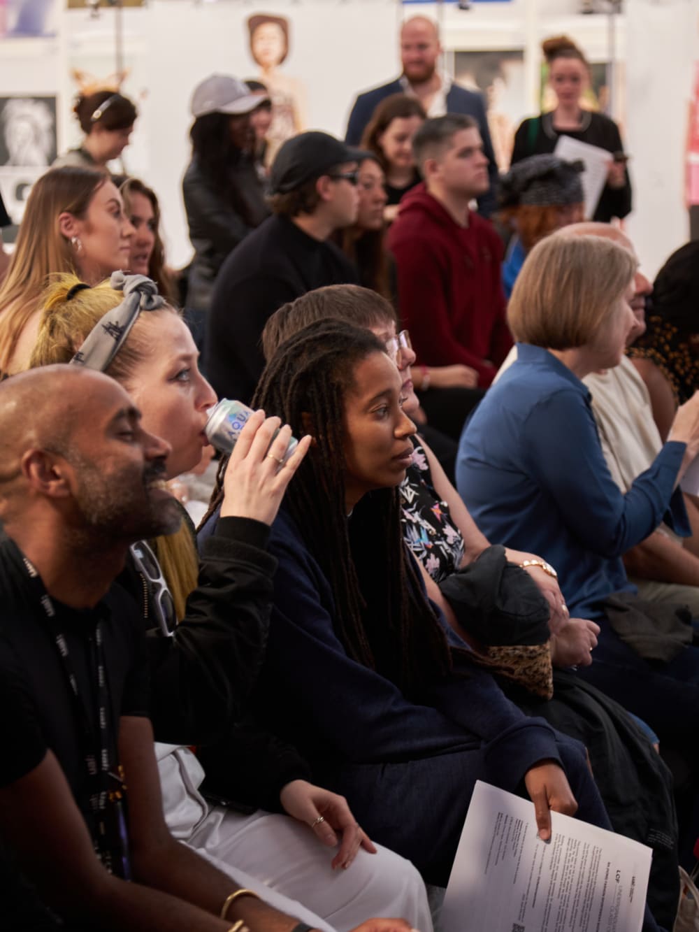 Crowd marvelling at a presentation