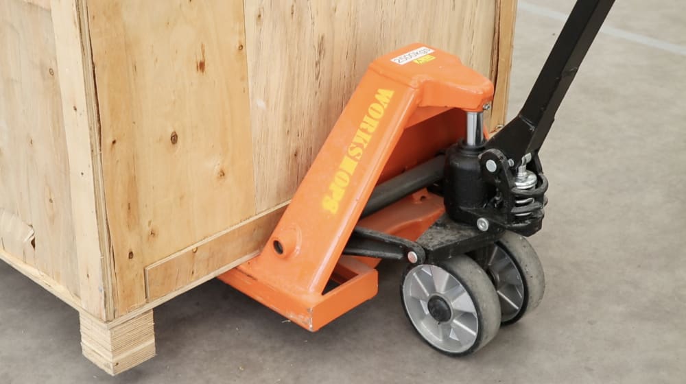 a box on a trolly
