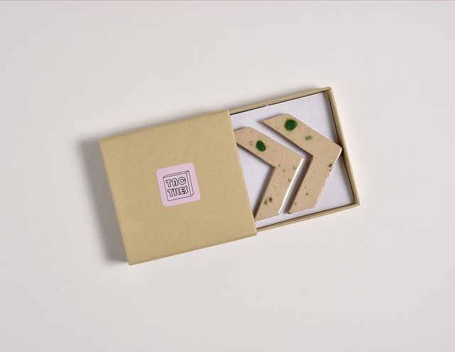Arrow shaped wooden blocks